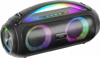 Mars Gaming MSPULSE – Portable Speaker – Bluetooth 5.3 – RGB – 50W RMS – Ultra-Bass Surround – Black