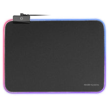 Mars Gaming MMPRGBL – RGB Gaming Mousepad – 365 × 265 × 4 mm – Nanotextile – 12 RGB Modes – Black