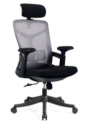 Valencia VL HS-115A (120) High-Back Office Chair - Black