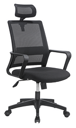 Valencia VL HS-116A (125) High-Back Office Chair - Black