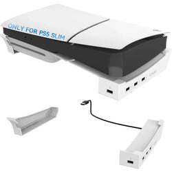 iPega PS5 Slim Horizontal Stand with 4 USB Ports
