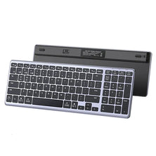 UGREEN Ultra Slim Bluetooth & Wireless Keyboard – Connect & Switch Up to 4 Devices, Premium Iron Metal Material Eng KB - 15258
