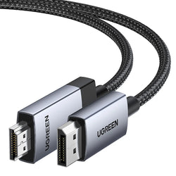 UGREEN DisplayPort Male to HDMI Male 4K Cable – High-Definition Video & Audio Transmission -15774