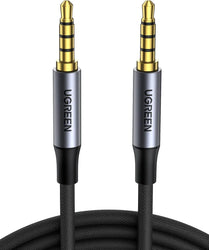 UGREEN 4-Pole HiFi AUX Cable – 3.5mm Male to Male, Mic Support -10648