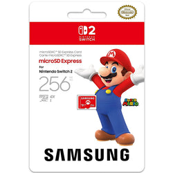 Samsung 256GB microSD Express Card for Nintendo Switch 2 – Fast & Official Memory Expansion
