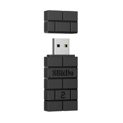 8BitDo Wireless Controller Adapter for Nintendo Switch / Switch 2 / PC – Multi-Platform Controller Support