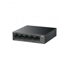 TP-Link LS105GP – 5-Port Gigabit Switch with 4-Port PoE+ (65W), Up to 250m PoE Transmission, Wall Mount/Desktop