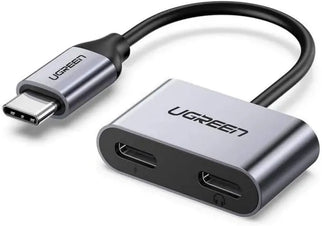 UGREEN 2-in-1 Type-C to Type-C Audio + PD USB-C Charging Adapter -60165