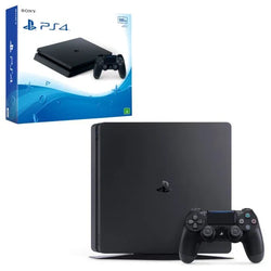 PlayStation 4 Slim 500GB Console Renewed – Refurbished PS4 Slim System with Controller