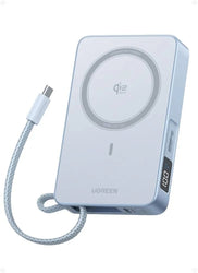UGREEN MagFlow 10000mAh Wireless Power Bank with Qi2 25W Certified Fast Charging & Magnetic MagSafe Compatibility -65958B