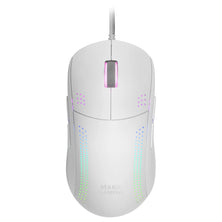 Mars Gaming MMPROW – Gaming Mouse – 32000 DPI – Ultra-Light – RGB – Feather Cable – Ambidextrous – White