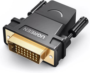 UGREEN Full HD DVI (24+1) Male to HDMI Female Adapter – Bi-Directional Video Transmission -20124