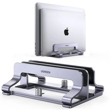 UGREEN Dual Slot Aluminum Alloy Vertical Laptop Stand -60643