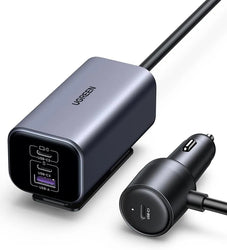UGREEN 150W GaN USB-C Car Charger — 4-Port PD 140W Fast Car Charger with GaN Technology & Advanced Safety Protection -35571