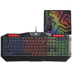 Fantech P31 Gaming Combo 3‑in‑1 – Keyboard + Mouse + Mousepad, RGB Lighting, Complete Gaming Setup