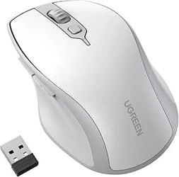 UGREEN Bluetooth & Silent Wireless Mouse – 4000 DPI, Connect & Switch Up to 2 Devices -90395