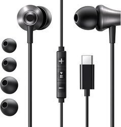 UGREEN USB-C Earphone with Microphone and Volume Control, Noise Isolation, Powerful Bass -35754