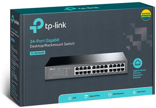 TP-Link TL-SG3428 – JetStream 24-Port Gigabit L2+ Managed Switch with 4× Gigabit SFP Slots, Rackmount, Cloud Access