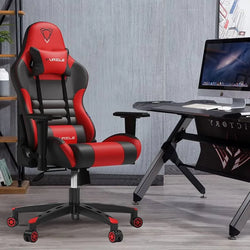 Furgle Carry Series Racing Style Ergonomic Gaming Chair with High Back Support, Adjustable Armrests, Reclining Backrest & Premium PU Leather Finish