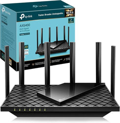 TP-Link ARCHER-AX72 PRO – Wireless Router AX5400 Multi Gigabit 2.5G Port WiFi 6 Router, 6× Fixed High-Performance Antennas