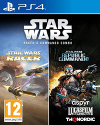 Star Wars Racer & Commando Combo – PS4 Game – Action Racing & Shooter Bundle