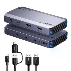 UGREEN Professional HDMI Video Capture Card – Ultra-Low Latency, 4K@60Hz, 1080P@240Hz, USB 3.0, VRR & HDR Support -25173