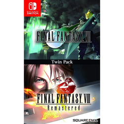 Final Fantasy VII & Final Fantasy VIII Remastered Twin Pack for Nintendo Switch – Classic JRPG Double Collection