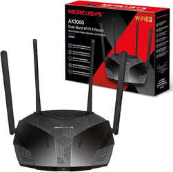 Mercusys MR80X – Wireless Router AX3000 Dual Band WiFi 6 Gigabit with 4 Antennas