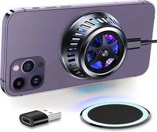 Hoco CW57 15W Magnetic Wireless Fast Charger – Air‑Cooled Magnetic Qi Charger with Type‑C Input