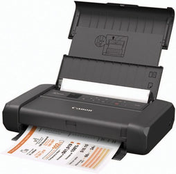 Canon PIXMA TR150 Portable Color Inkjet Printer, Wi-Fi, USB-C, 9ppm Black, 5.5ppm Color