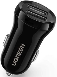 UGREEN 24W Dual Port Fast Car Charger for Phones, Tablets & iPads -50875