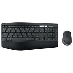 Logitech MK850 Performance Wireless Keyboard & Mouse Combo, EN-AR Layout, Bluetooth & Unifying Receiver, Black
