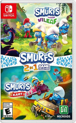 The Smurfs 2-in-1 Game Collection for Nintendo Switch – Mission Vileaf & Smurfs Kart Bundle