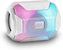 Mars Gaming MSBAXW – Ultra-Bass Passive Speaker – Bluetooth 5.0 – RGB – 10W RMS – White