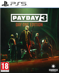 PAYDAY 3: Day One Edition – PS5 Game – First-Person Shooter / Co-op Heist