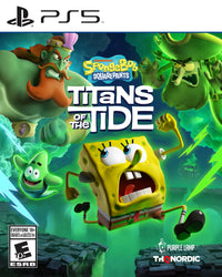 PlayStation 5 SpongeBob SquarePants: Titans of the Tide Game – 3D Platform Adventure PS5 Game Disc Edition