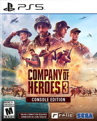 Company of Heroes 3: Console Launch Edition – PS5 Game – Real-Time Strategy / WWII Tactical