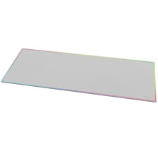 Mars Gaming MMP224W – XXL Gaming Mousepad – 880 × 330 mm – Nano-Textile – Non-Slip Rubber Base – Rainbow Edge – White