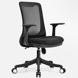 Valencia VL DZY-B513 (235) Mid-Back Office Chair - Black