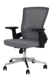Valencia VL D12B Mid-Back Office Chair - Black