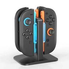 OIVO IV‑SW342 4‑in‑1 Magnetic Joy‑Con Charging Dock with LED Indicator for Nintendo Switch 2