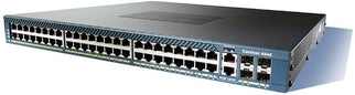 Cisco Catalyst WS-C4948-S 48-Port Gigabit Ethernet Switch with Dual Power Supply and Rack Ears