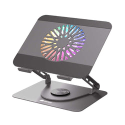 FANTECH NC30 – Laptop Cooling Stand with Detachable RGB Fan, Adjustable, 360° Swivel