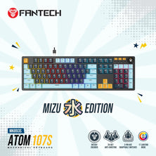 Fantech MIZU Edition MK893S – ATOM107S Pro Wired Mechanical Keyboard with RGB Lighting