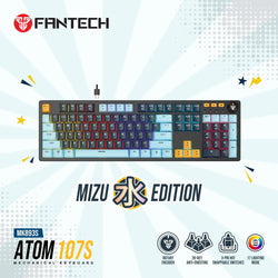 Fantech MIZU Edition MK893S – ATOM107S Pro Wired Mechanical Keyboard with RGB Lighting