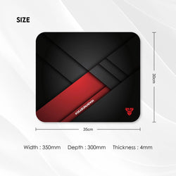 FANTECH MP356 VIGIL – Medium Size Gaming Mouse Pad, 35cm x 30cm x 0.4cm