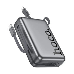 Hoco Q39 20000 mAh Power Bank – Dual USB & Built‑In Cables, Fast Charging 22.5 W + PD20 W, Digital LED Battery Display