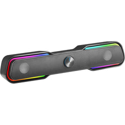 Mars Gaming MSBX – DSP Soundbar – Bluetooth 5.0 – RGB – 10W – Black
