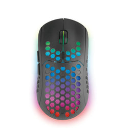 Mars Gaming MMW3 – Wireless Gaming Mouse – 3200 DPI – 2.4GHz – RGB – Rechargeable – 79g – Huano Switches – Black