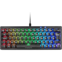 Mars Gaming MKMINIPROYUS – Mechanical Keyboard – 60% Hot-Swappable – RGB – Silent Yellow Switches – Black